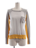 2tone knit/GRAY