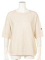 BEBE BACK ZIP TOP/アッシュ