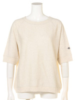 BEBE BACK ZIP TOP/アッシュ
