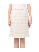 ツイードタックスカート/グリーン系(021)