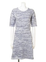 ツイード調ニットシリーズ/グレー