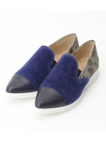 ポインテッドスリッポン/ブラウン系(419)