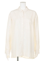 シャツジャケット/WHT