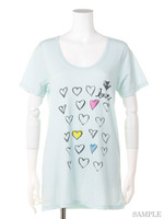 ラブリープリントチュニックTシャツ/Swim