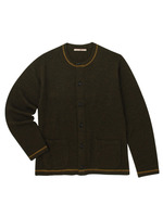 DULCOS クルーネックカーディガン/グリーン(022)