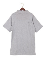 YUGE(ユージュ) ハイネックショートスリーブワンピース/MD.Gray