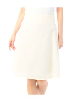 トリアセコットンベーシックスカート/アイボリー(004)