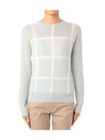 レーヨン混ニットプルオーバー/ホワイト(003)