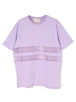 シースルー切替半TEE/パープル