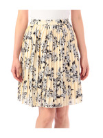 フラワープリーツスカート/ベージュ系(150)