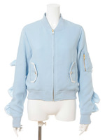 フリルブルゾン/BLUE