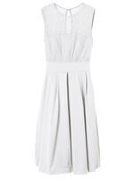 レースベアガウチョドレスワンピース/ブラック