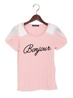 肩リボンロゴ/TOPS/コン