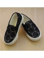 厚底スリッポン/ブラック