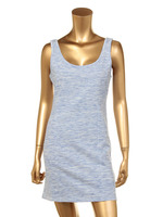 MIX裏毛タンクOP/BLUE