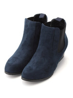 【JELLYBEANS】サイドゴアショートブーツ/紺S