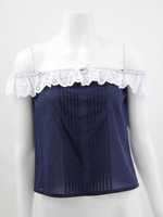 エアリーコットン    オフショルブラウス/NV