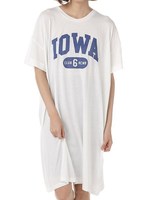 IOWA Tシャツ ビッグ ワンピース/O/WHT