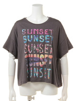 SUNSET BIG T／S/BLK