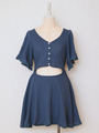 カットアウェイミニワンピ/NAVY