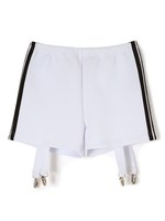 ガーターショートパンツ/ホワイト