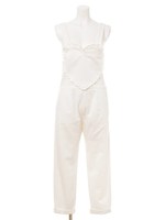 LOVE IN CANDY SALOPETTE/WHITE