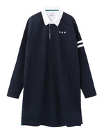 RUGBY SHIRT DRESS/NAVY