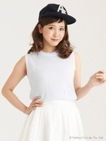 S畦編みニットベスト/サックス