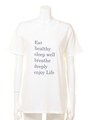 VINTAGE JERSEY STRETCH T-SHIRTS/navy*lemon
