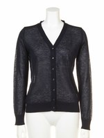 Vカーデ/ネイビー