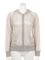 [Salon de Balcony]メッシュラグランパーカー/GRY