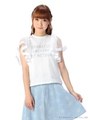 【LIZ LISA】肩フリルTシャツ/ピンク