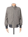 ウール圧縮天竺ブルゾン/グレー系(213)