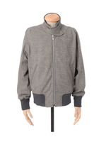 ウール圧縮天竺ブルゾン/グレー系(213)