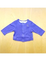 ガーゼニット8分袖カーディガン/ピンク