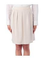 テープ切り替えタックフレアスカート/ブルー系(092)