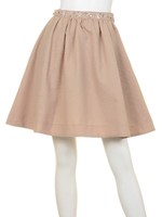 パーツタックスカート/ベージュ