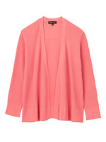 メッシュリブニットカーディガン/ピンク系(073)