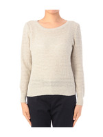 ラメ混スプリングニット/ライトベージュ(051)