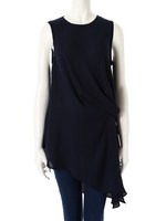 【CEDNIE】デザインカットソー/ネイビー