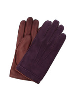 スエード×レザー グローブ/ベージュ(052)