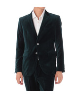 ベロアジャケット/モスグリーン(024)