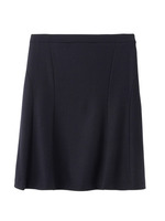 切り替えフレアスカート/ベージュ(052)