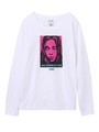 FACE L/S TEE/WHITE