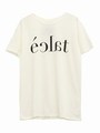 ｅｃｌａｔ　ｌｏｇｏ　Ｔ/ホワイト