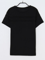 【OU】WラインメッシュT/WHITE