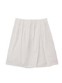 メモリータフタフレアスカート/ホワイト(003)