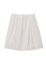 メモリータフタフレアスカート/ホワイト(003)