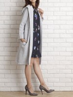 ゆるロングカーディガン/ベージュ