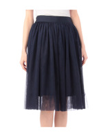 ウエスト異素材切り替えスカート/オフホワイト(003)